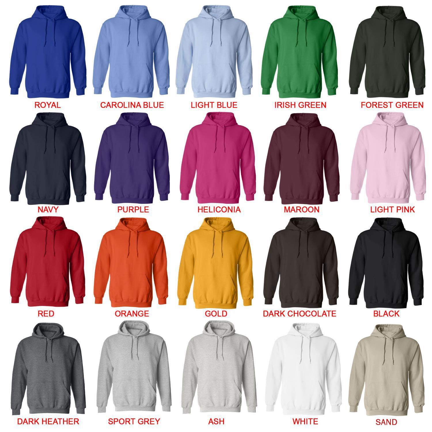 hoodie color chart - Chihuahua Shop