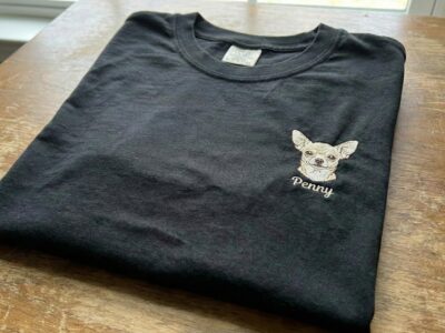 Chihuahua Comfort Embroidered T-shirt
