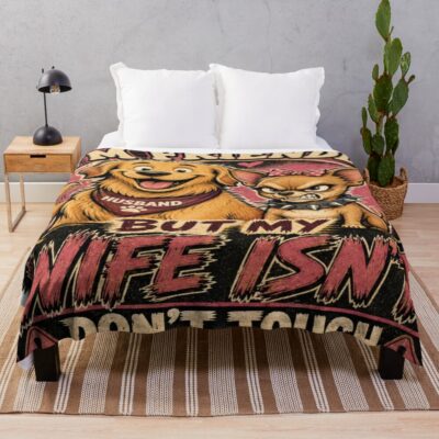Chihuahua Iconic Illustration Throw Blanket