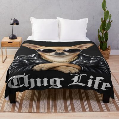 Chihuahua Graphic Design Throw Blanket