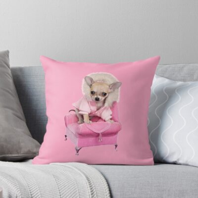 Chihuahua Heritage Artwork Throw Pillow