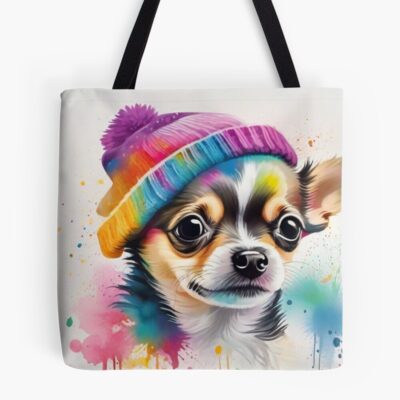 Chihuahua Modern Illustration Tote Bag